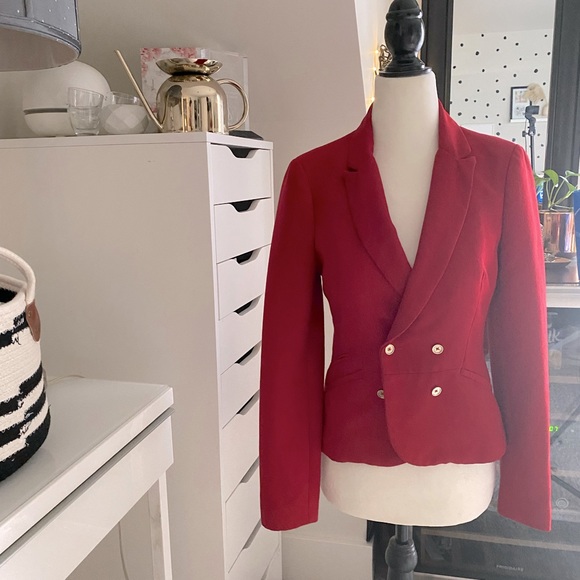Zara red blazer | TRF collection - Picture 1 of 6